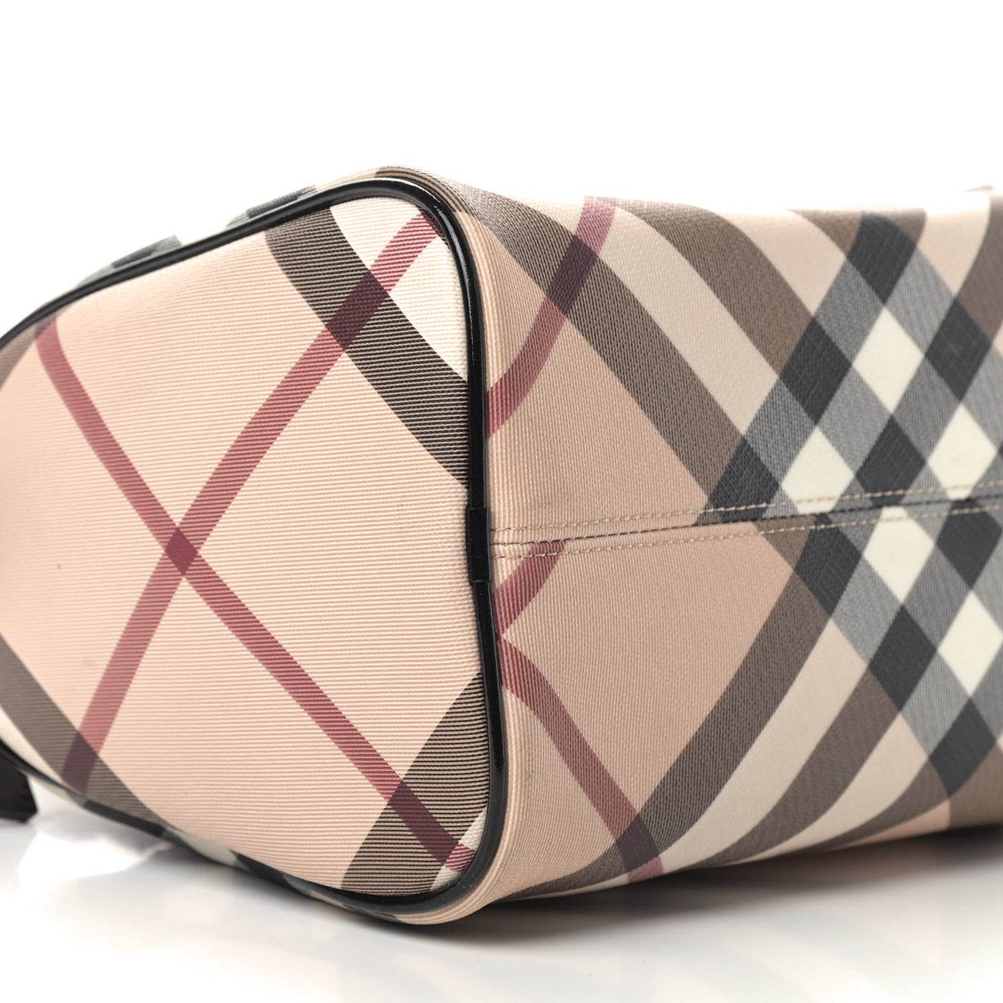 Nova Check Small Chester Bowling Bag Black