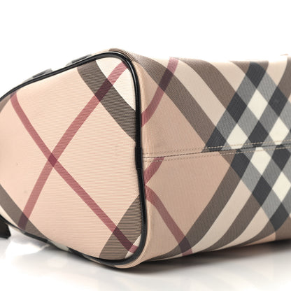 Burberry Nova Check Small Chester Bowling Bag Black 6 of 11