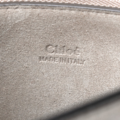 Chloe Calfskin Suede Medium Faye Shoulder Bag Motty Grey 6 of 9