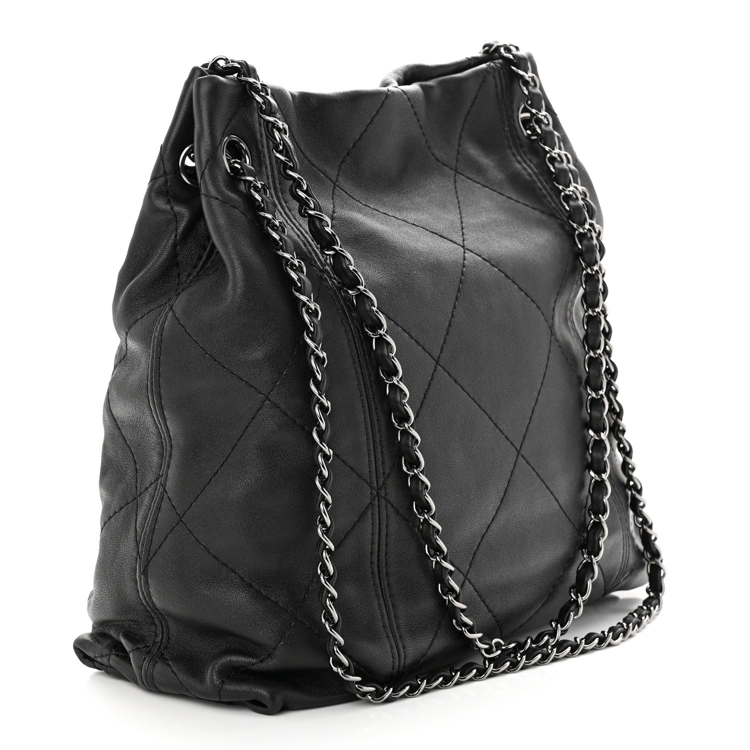 Chanel Lambskin Quilted Small Soft Touch Shoulder Bag Black 3 of 12