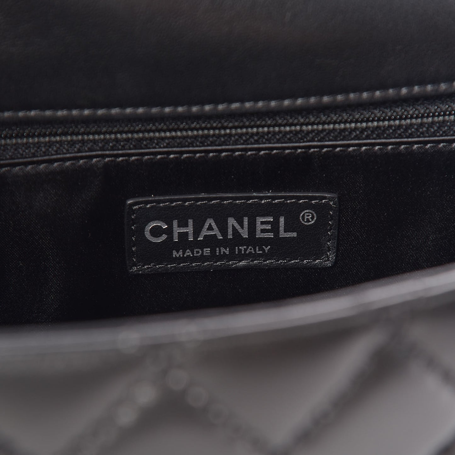 Lambskin Quilted Jumbo Easy Carry Flap Black