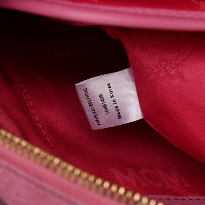 MCM Visetos Medium Sprinkle Stud Stark Backpack Pink 7 of 10