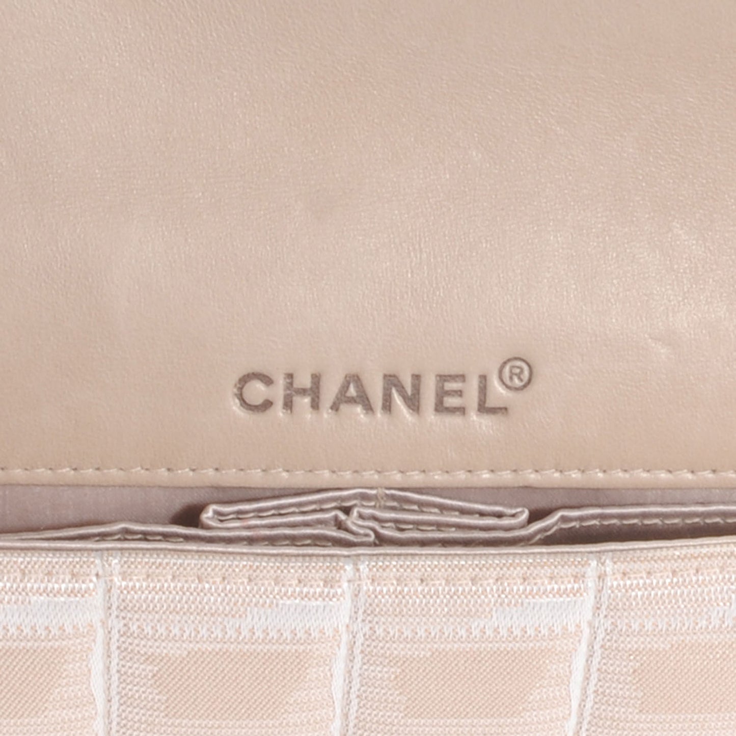 Nylon Travel East West Flap Beige