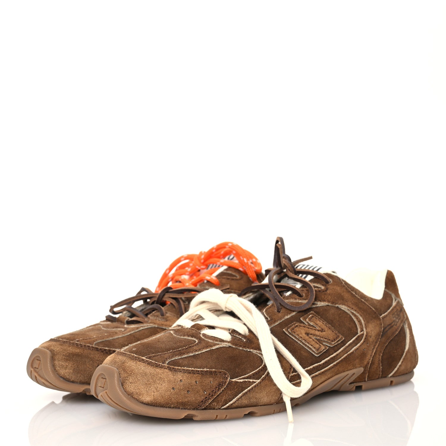 Miu Miu X NEW BALANCE Suede 530 SL Sneakers 40 Cinnamon 3 of 10