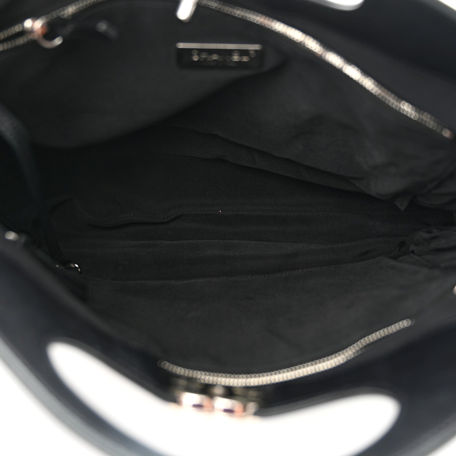 Chanel Shiny Aged Calfskin Quilted Large 31 Shopping Bag Black 5 of 11