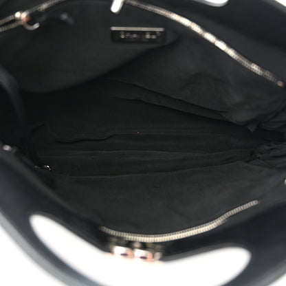 Chanel Shiny Aged Calfskin Quilted Large 31 Shopping Bag Black 5 of 11