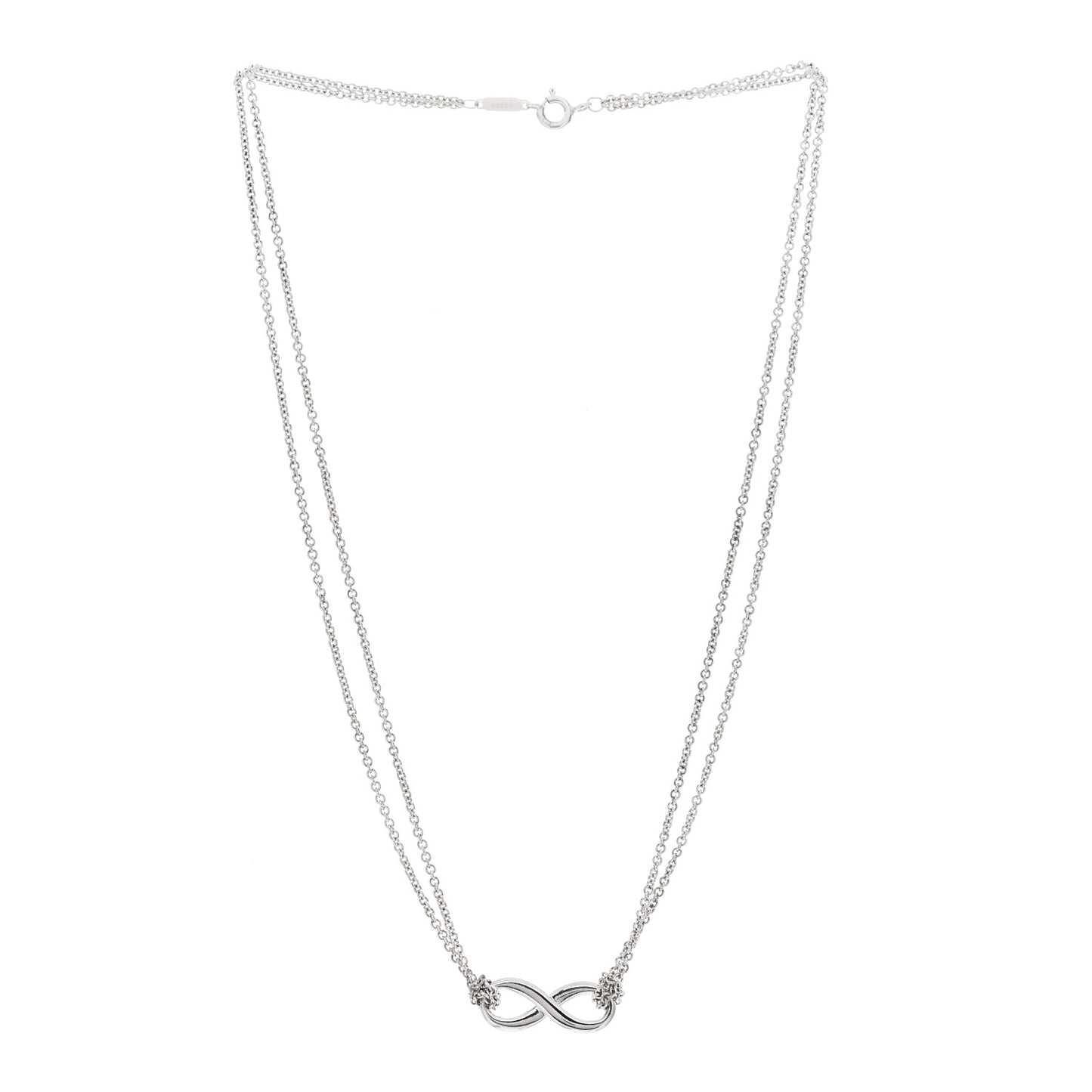 Sterling Silver Infinity Pendant Necklace