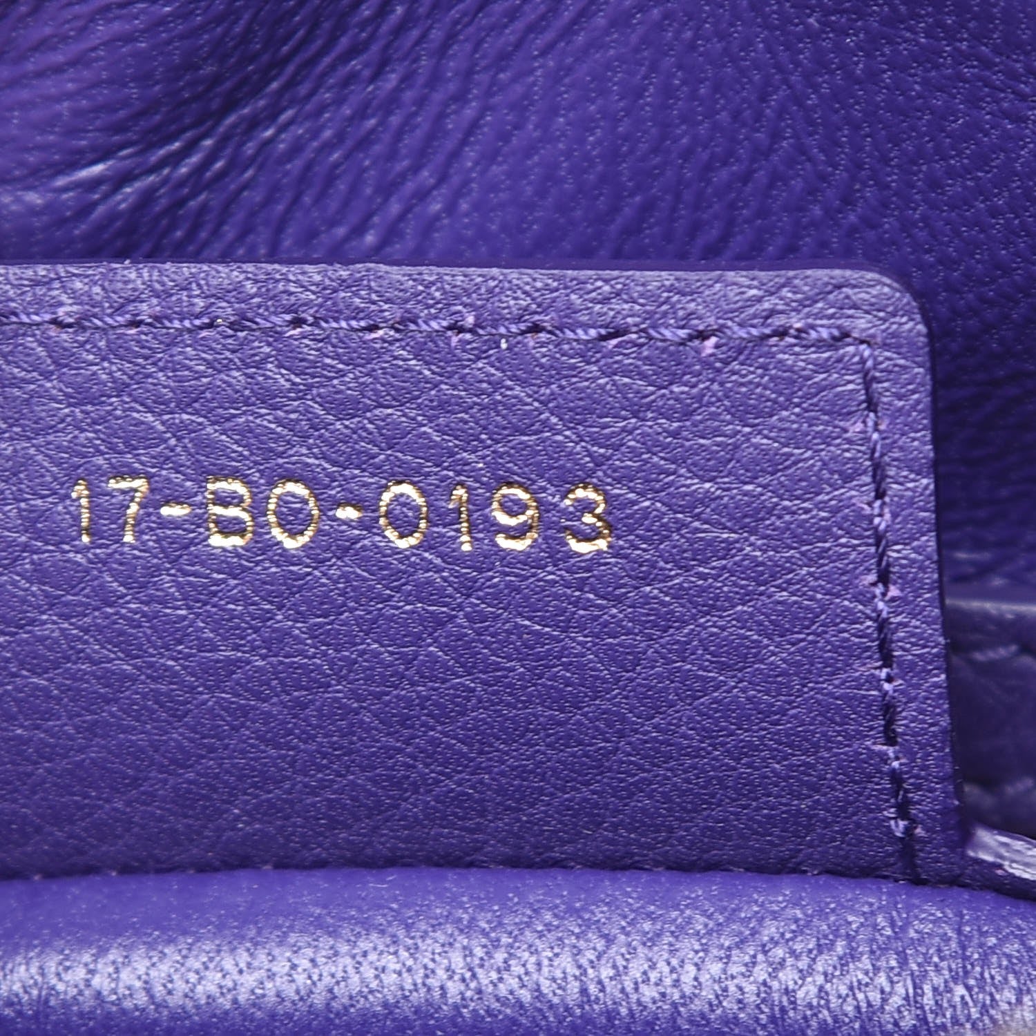 Christian Dior Calfskin Granville Tote Purple 9 of 13