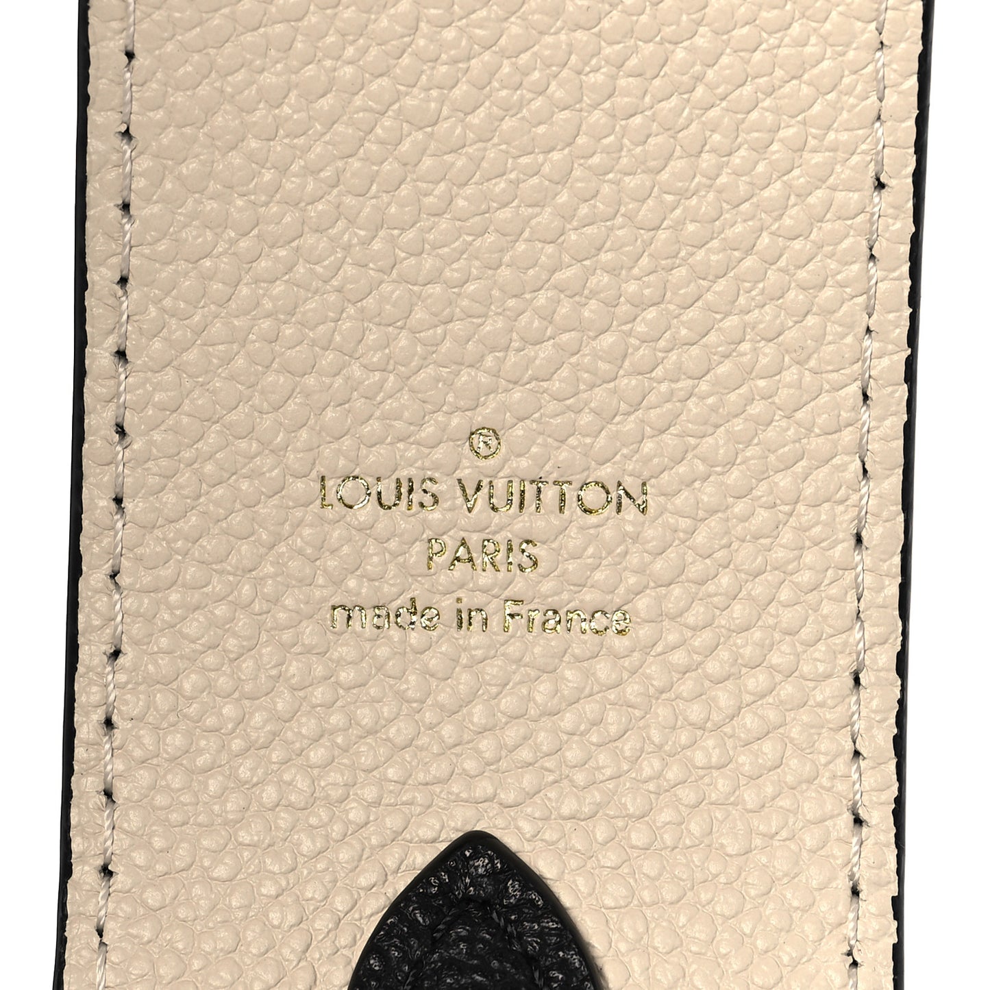 Empreinte Monogram Bandouliere Shoulder Strap Black Beige