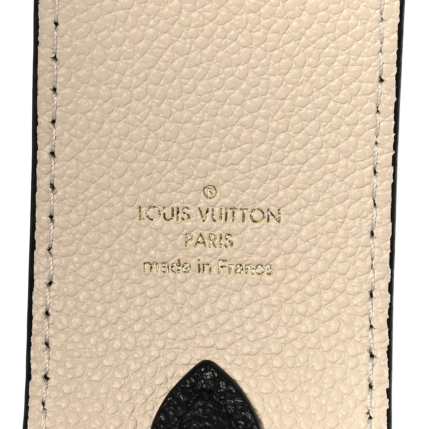 Louis Vuitton Empreinte Monogram Bandouliere Shoulder Strap Black Beige 4 of 4