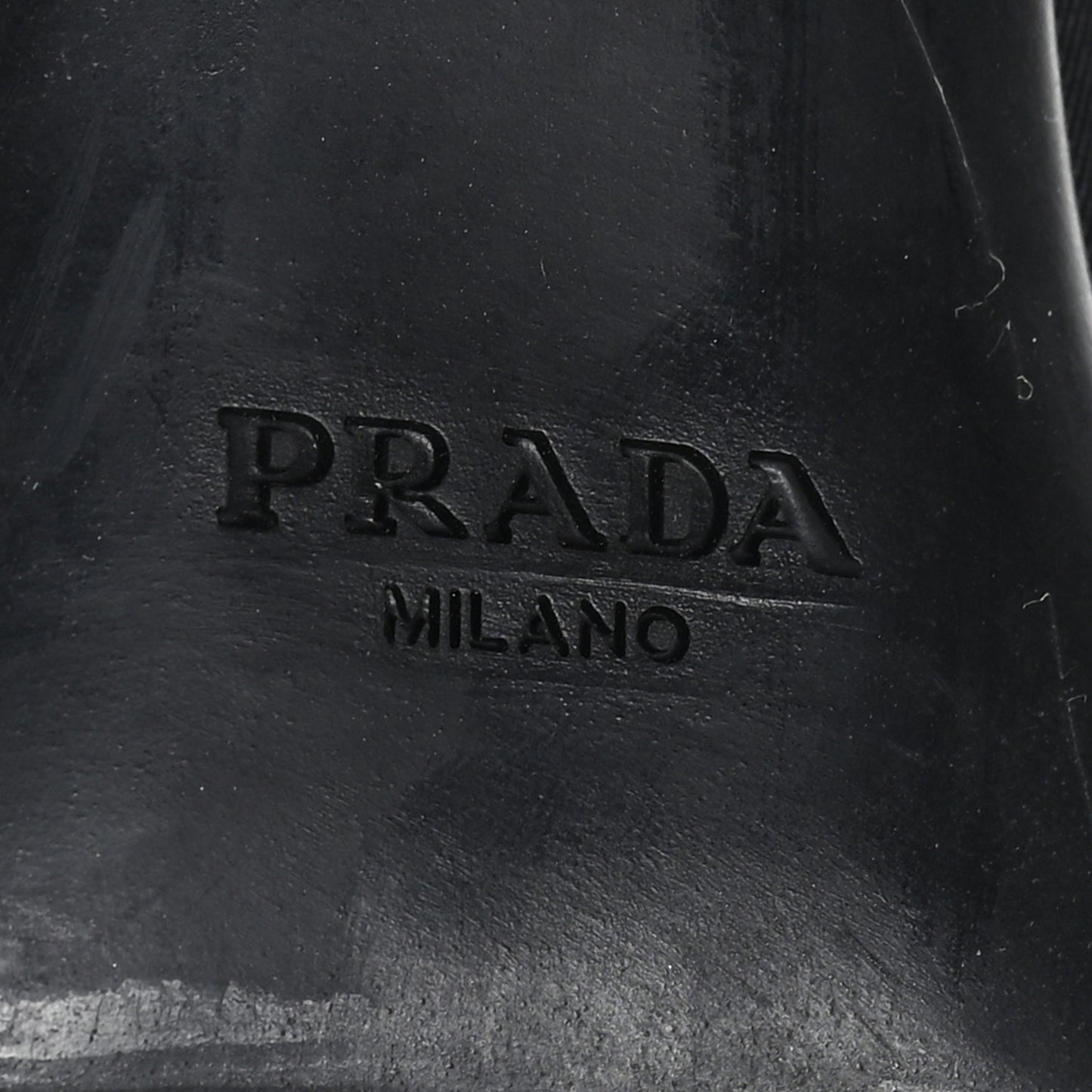 Spazzolato Re-Nylon Metal Triangle Logo 110mm Ankle Boots 37 Black