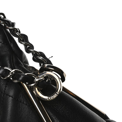 Chanel Lambskin Stitched Medium Ultimate Soft Tote Black 12 of 13