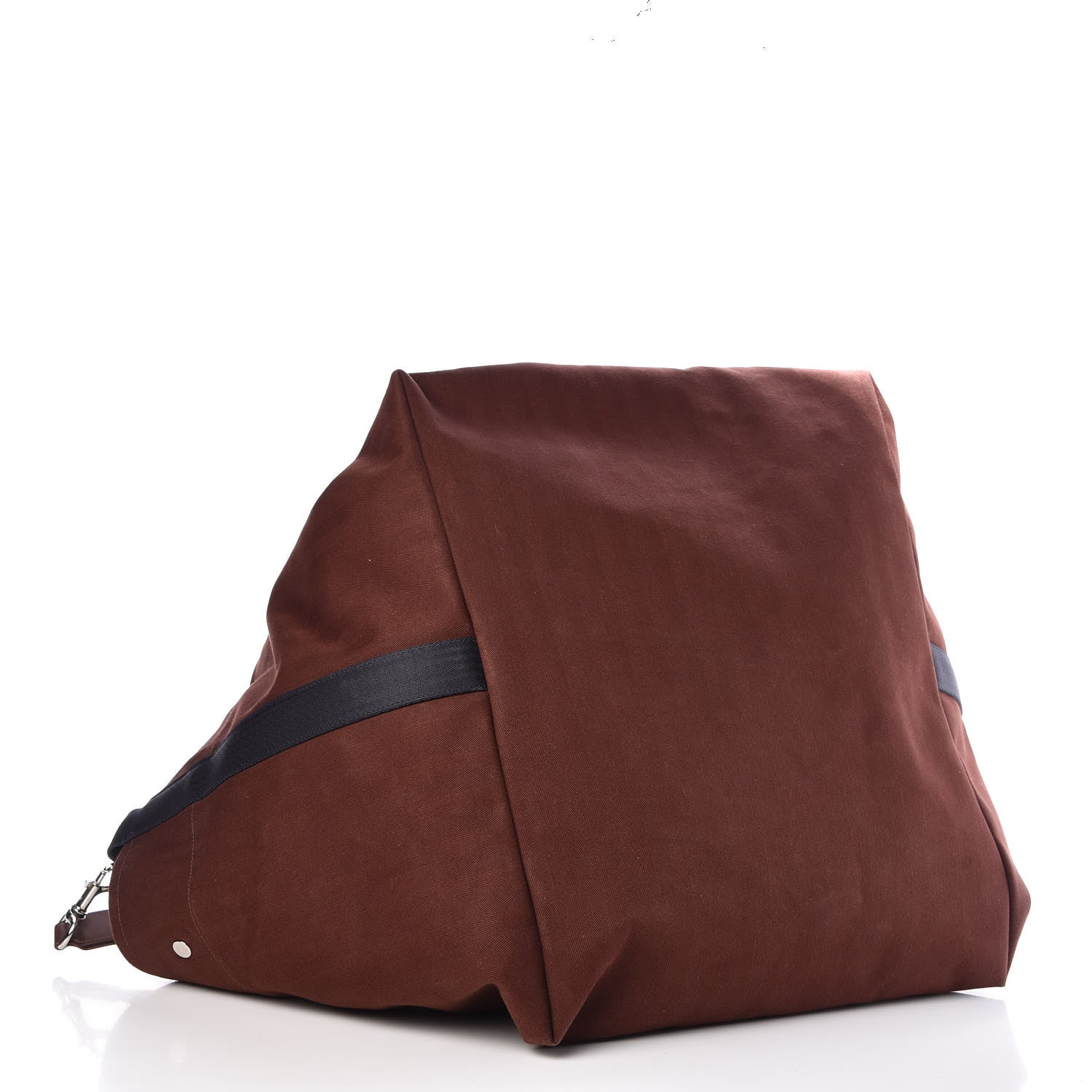 Hermes Toile Fourre Tout du Cavalier Carryall Tote Brown 6 of 11