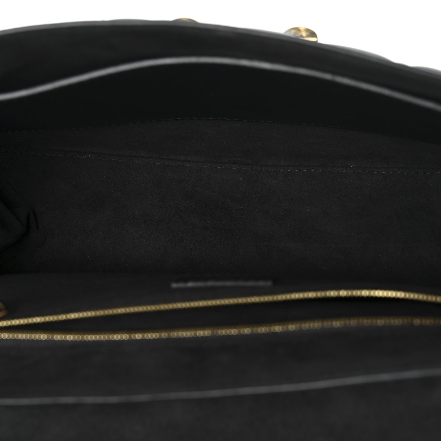 Lambskin Flower Quilted Twist Shoulder Bag GM Black