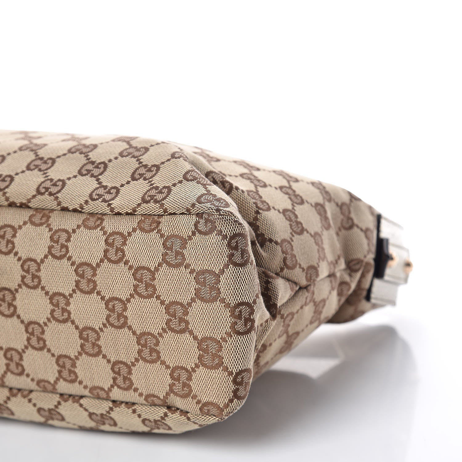 Gucci Monogram Medium Horsebit Chain Hobo Dark Brown 6 of 13