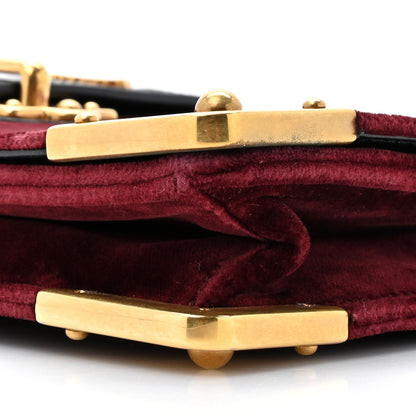Prada Velvet City Calfskin Cahier Clutch With Chain Ribes Black 8 of 14
