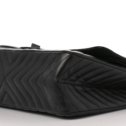 Chanel Sheepskin Chevron Quilted 2.55 Reissue 227 Flap So Black 9 of 10
