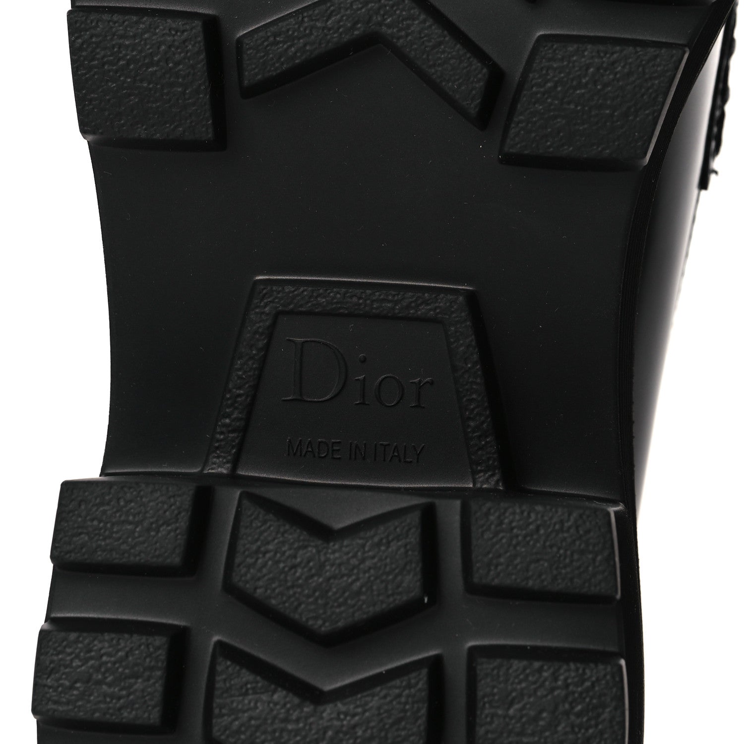Christian Dior Brushed Calfskin Dior Code Lug Sole Platform 35mm Loafers 37 Black 6 of 9
