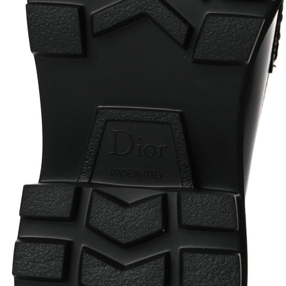 Christian Dior Brushed Calfskin Dior Code Lug Sole Platform 35mm Loafers 37 Black 6 of 9