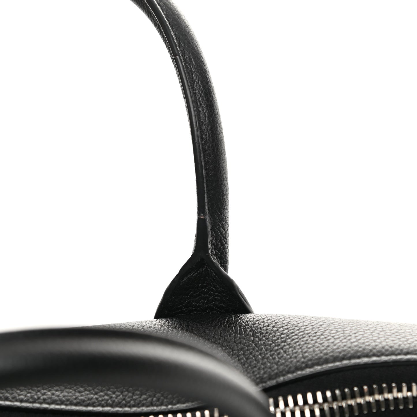 Grained Calfskin Medium Souple Sac De Jour Duffle Black