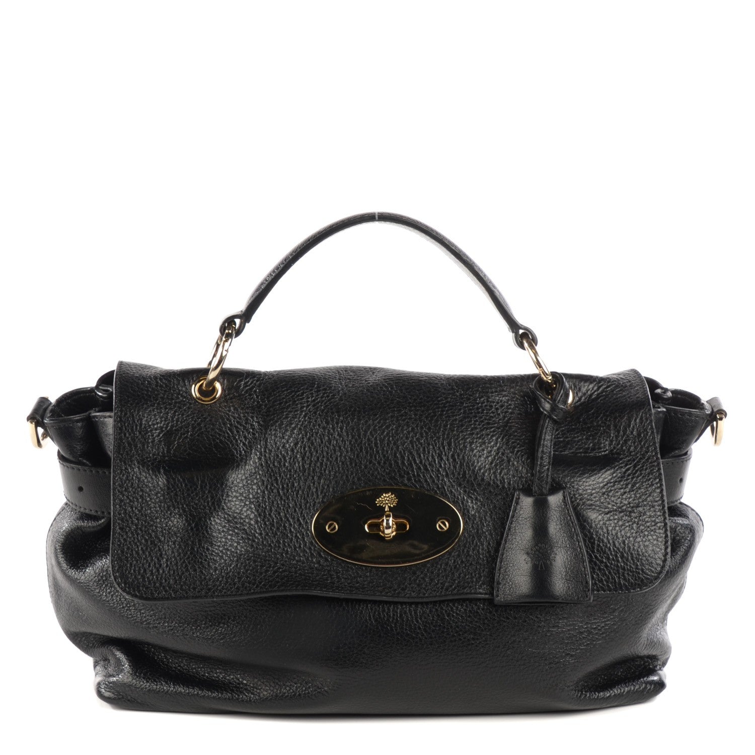 Mulberry Pebbled Calfskin Edie Crossbody Black 1 of 8
