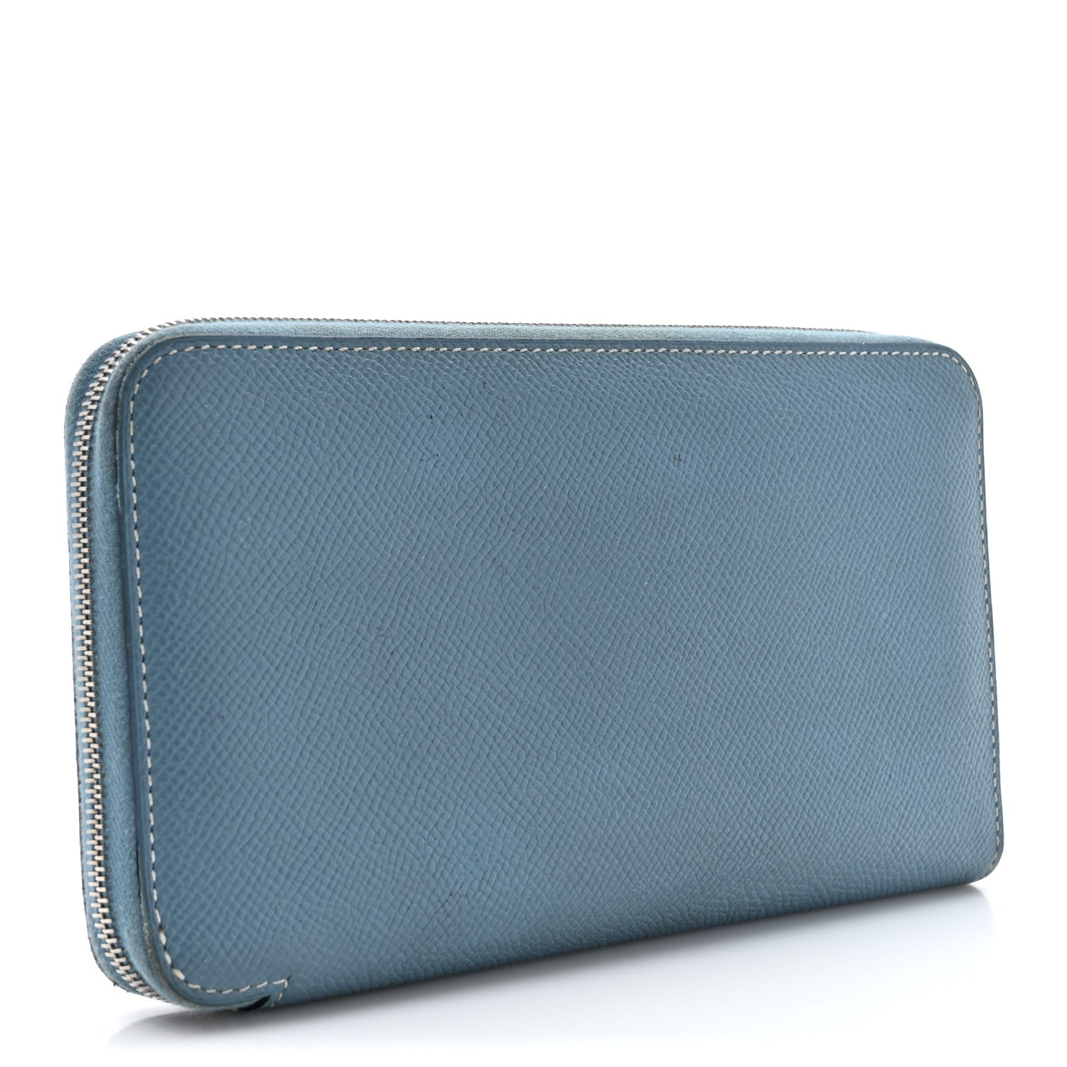 Hermes Epsom Azap Wallet Blue Jean 3 of 14