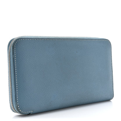 Hermes Epsom Azap Wallet Blue Jean 3 of 14