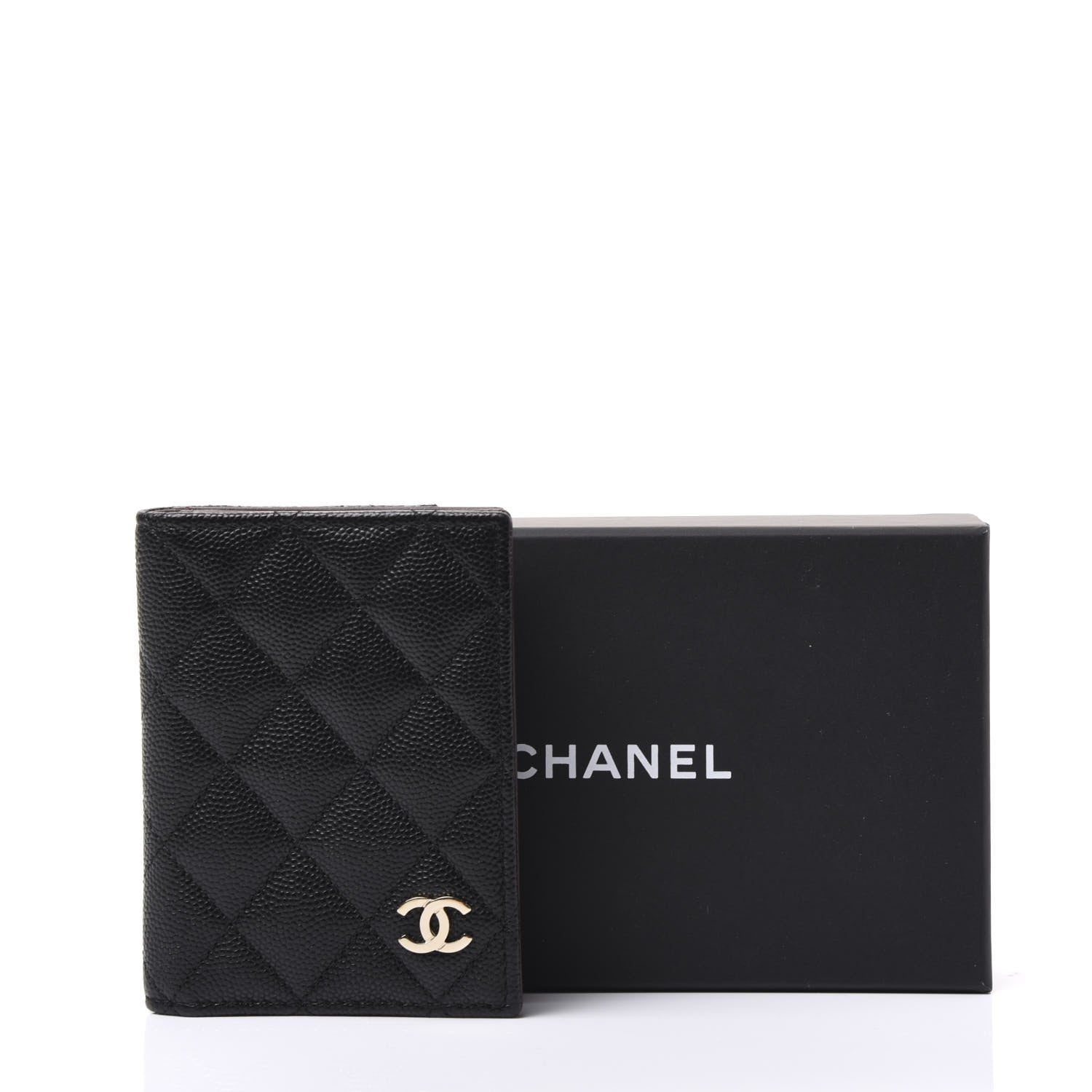 Chanel Caviar Quilted Card Holder Wallet Black 13 of 13