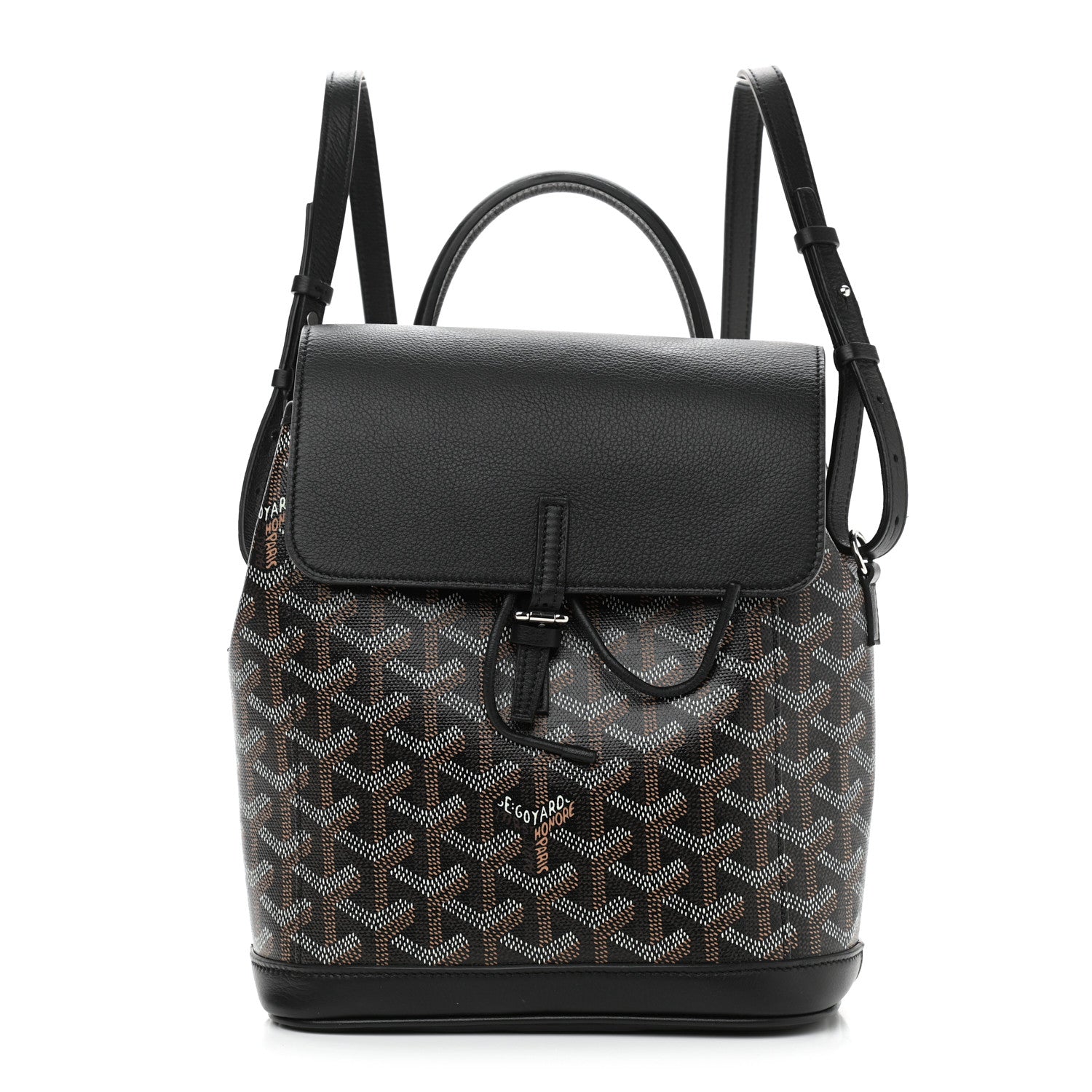 Goyard Goyardine Calfskin Mini Alpin Backpack Black 1 of 8