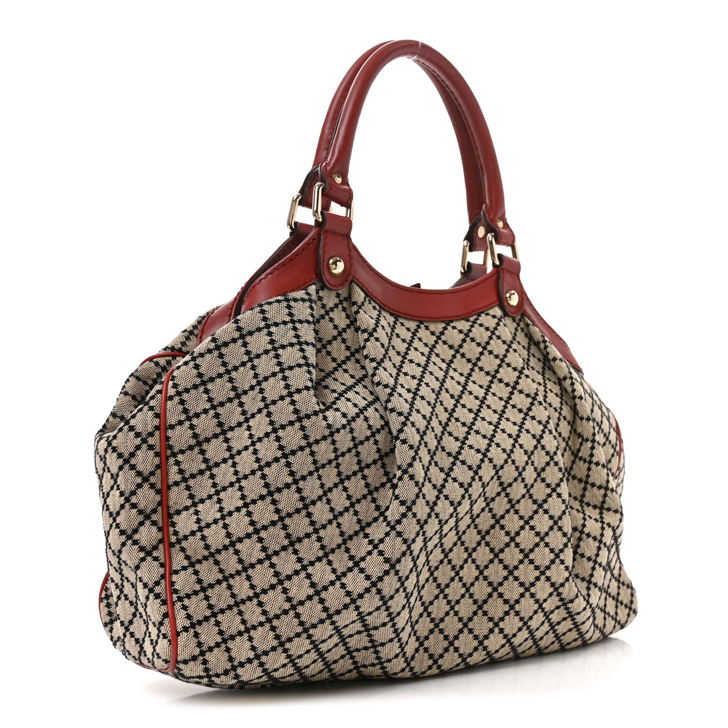 Gucci Diamante Medium Sukey Tote Brown 2 of 9