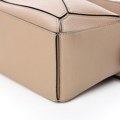 Loewe Grained Calfskin Small Puzzle Bag Sand Mink 7 of 8