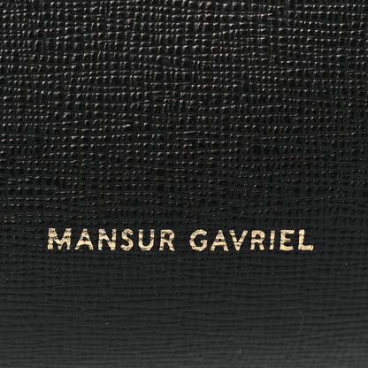 Mansur Gavriel Calfskin Mini Bucket Bag Black Flamma 6 of 10