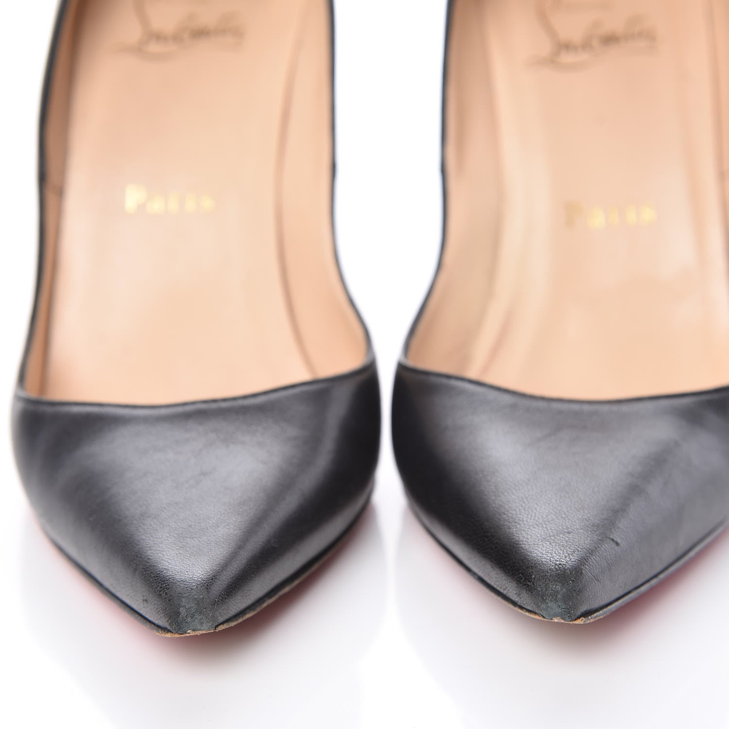 Christian Louboutin Kid Pigalle 100 Pumps 37 Black 7 of 18
