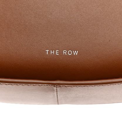The Row Smooth Calfskin Half Moon Shoulder Bag Chestnut 7 of 11