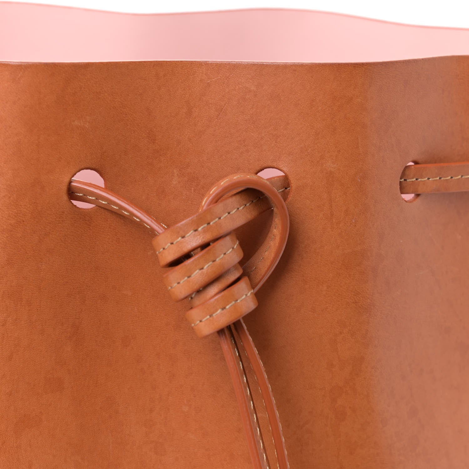 Mansur Gavriel Calfskin Mini Bucket Bag Cammello Rosa 11 of 18