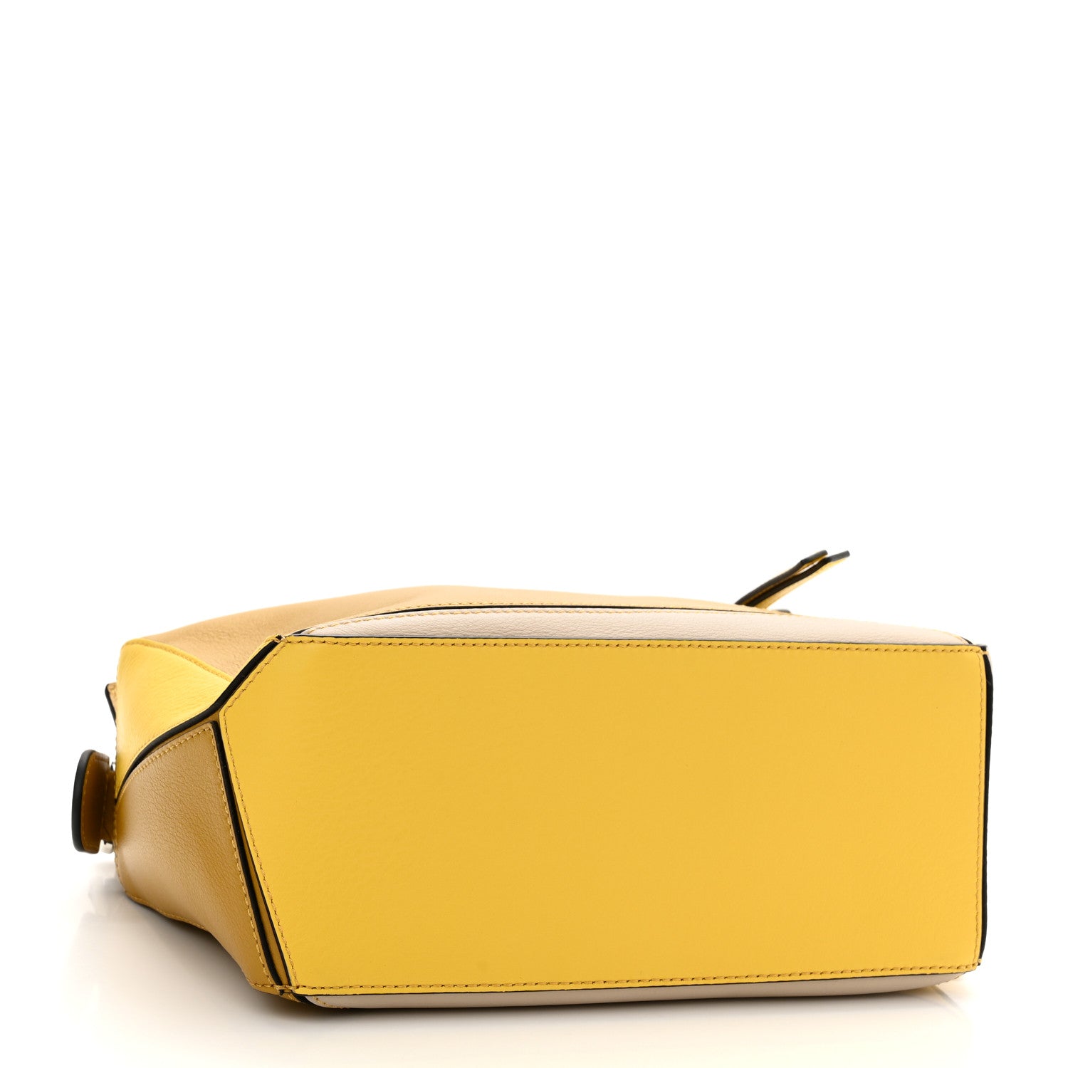 Loewe Grained Calfskin Small Puzzle Bag Ocre Yellow 4 of 9