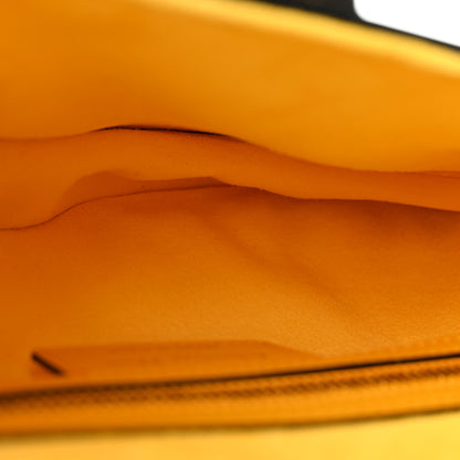 Christian Dior Calfskin Calfskin Saddle Bag With Strap Yellow 5 of 11