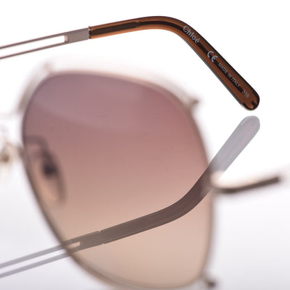 Chloe Oversized Square Isadora Sunglasses CE129S Rose 6 of 7