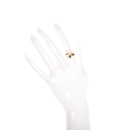 Van Cleef & Arpels 18K Yellow Gold Diamond Small Frivole Ring 50 5.25 2 of 7