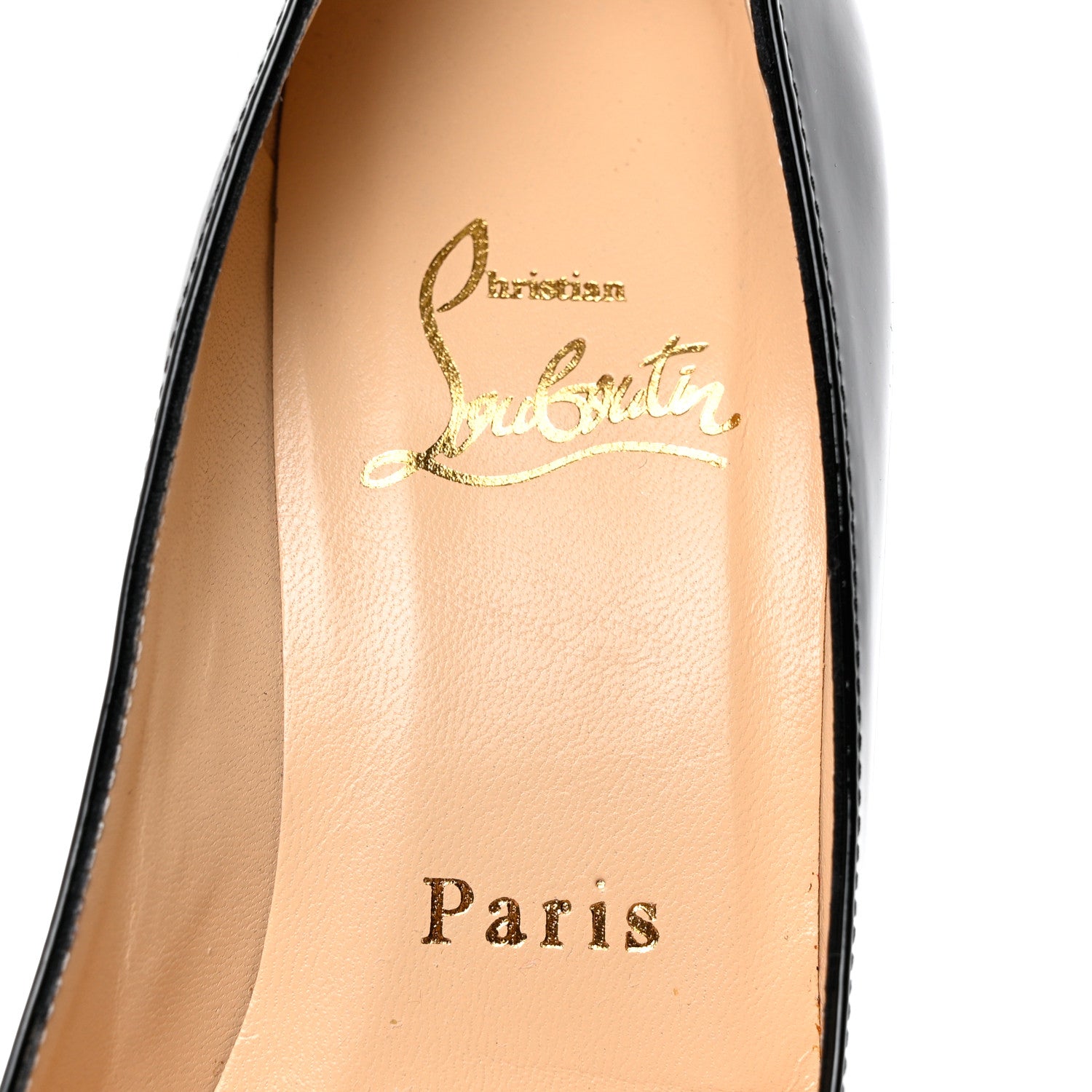 Christian Louboutin Patent Simple 70 Pumps 35 Black 6 of 8