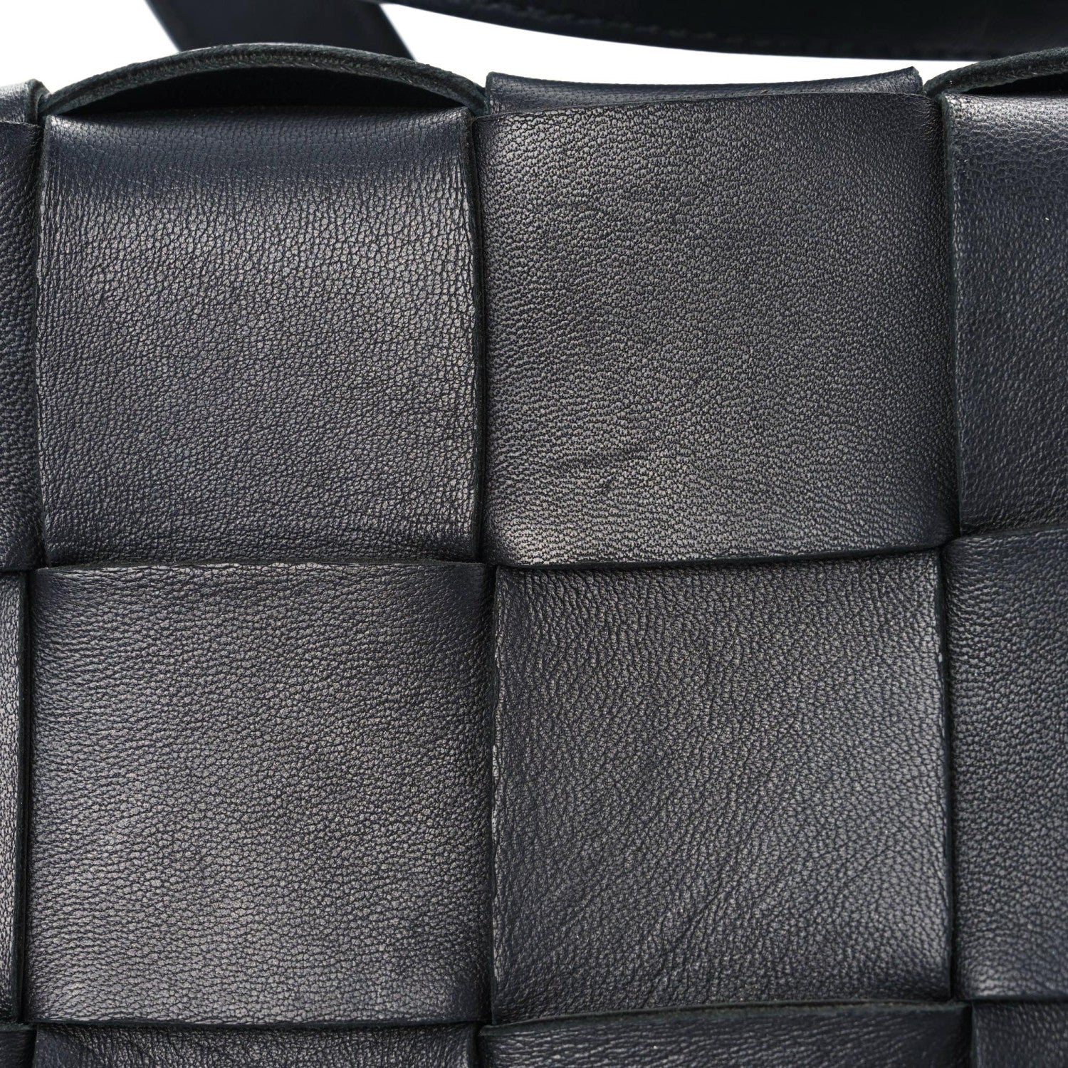 Bottega Veneta Lambskin Maxi Intrecciato Cassette Crossbody Bag Black 10 of 21