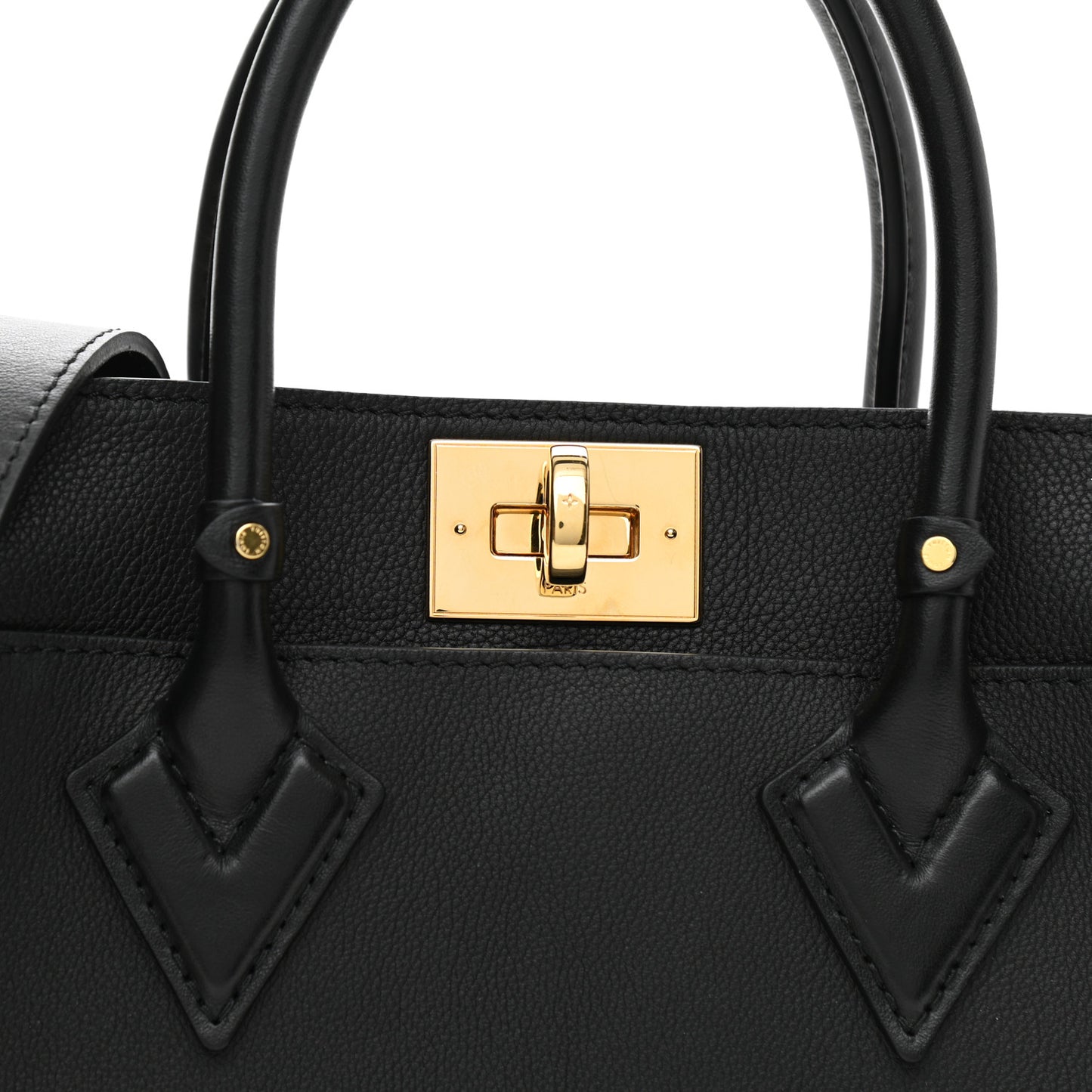 Calfskin Monogram On My Side PM Black