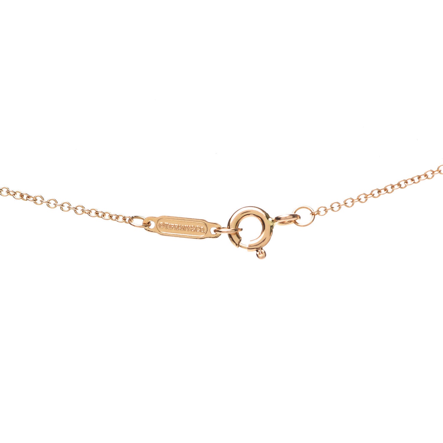 Tiffany 18K Yellow Gold Diamond Arrow Pendant Necklace 5 of 5