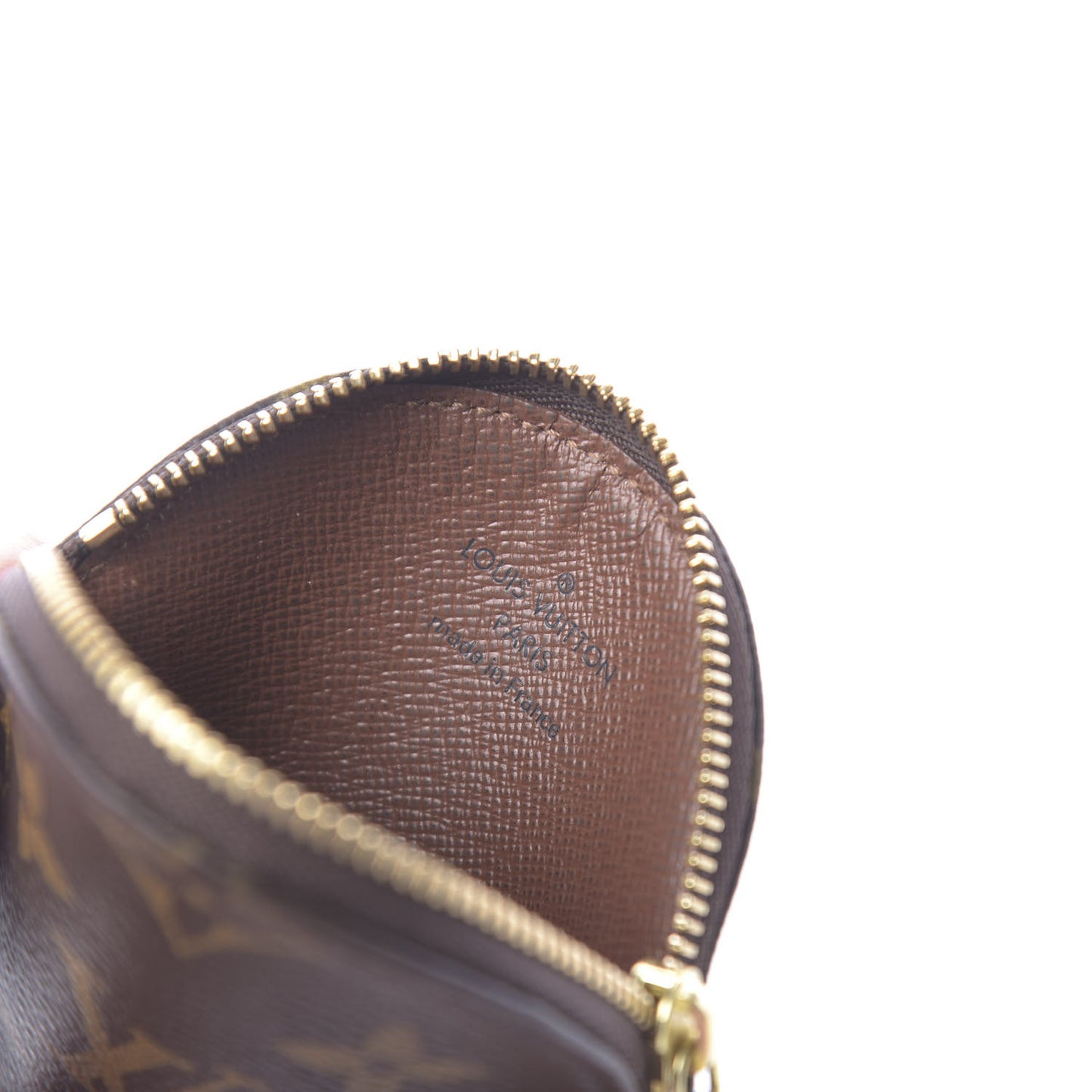 Monogram Round Coin Purse