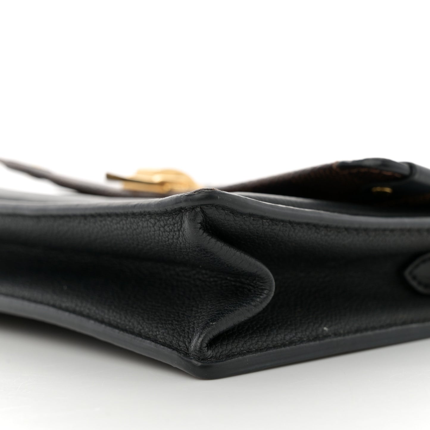 Damier Ebene Vavin Chain Wallet Black