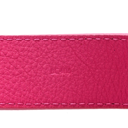 Louis Vuitton Taurillon Calfskin Essential V 30mm Belt 80 32 Fuchsia 7 of 9