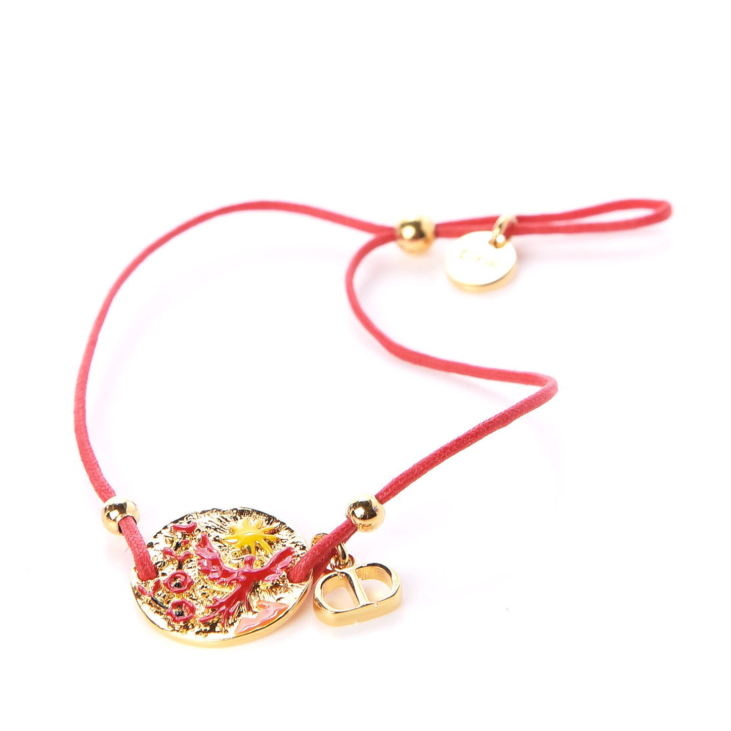 Calfskin Phoenix Bracelet Red