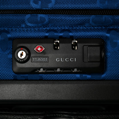 Gucci Econyl Nylon Monogram Off The Grid Suitcase Guilted Blue Black 11 of 11