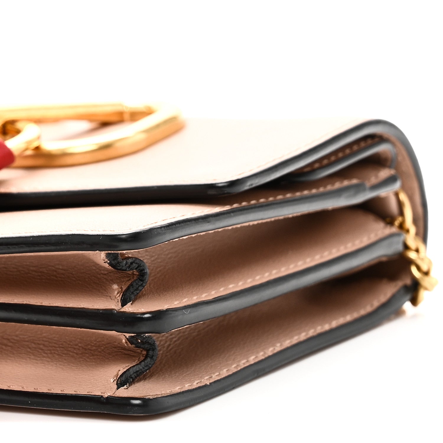 Valentino Garavani Smooth Calfskin Mini VRing Crossbody Bag Rose Cannelle 9 of 9