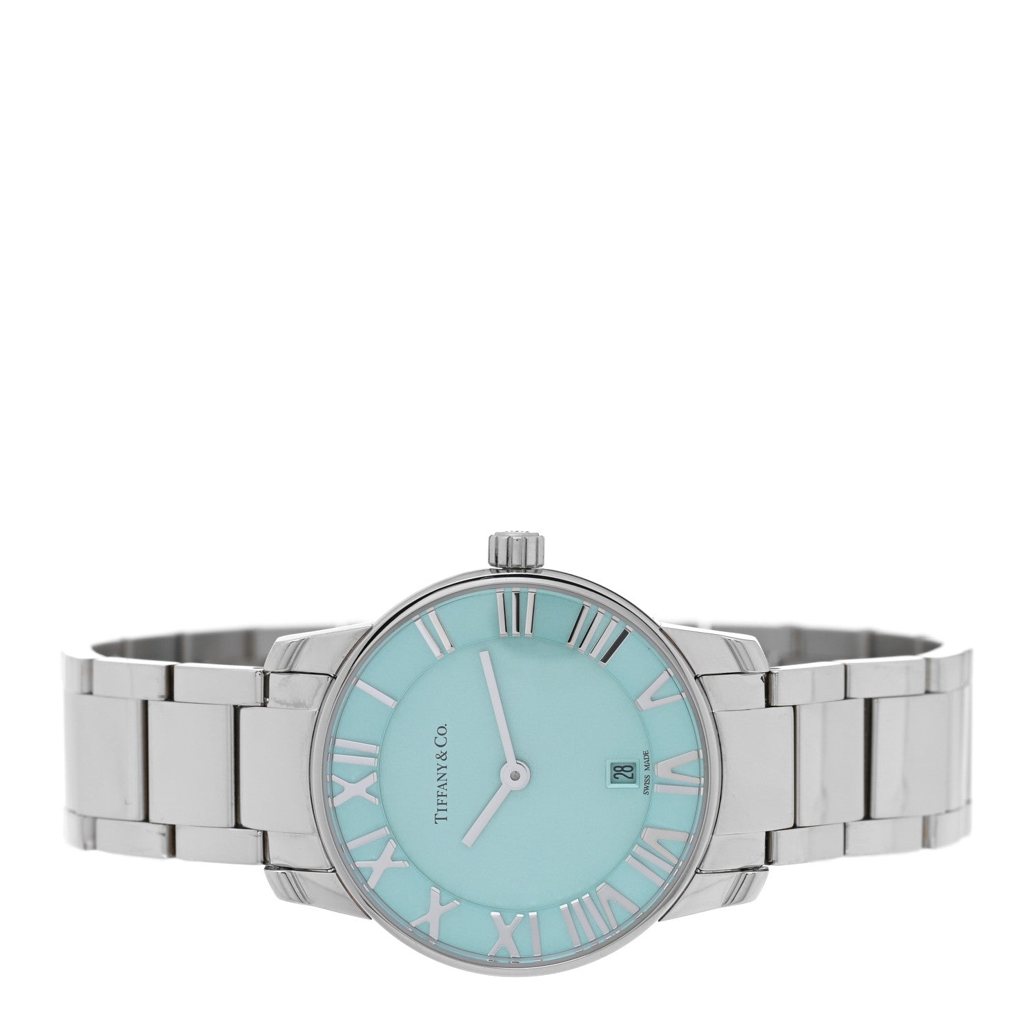Tiffany Stainless Steel 29mm Atlas 2-Hand Quartz Watch Tiffany Blue 2 of 5